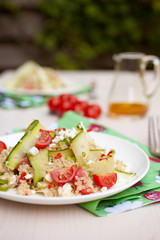 Fresh and healthy quinoa salad