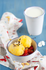 Watermelon sorbet icecream