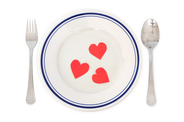 Romantic diner set
