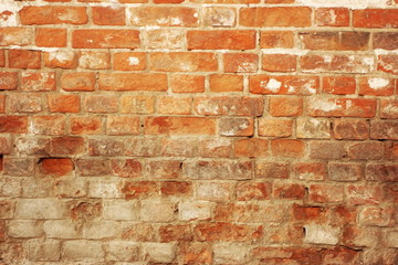 Old house brick wall