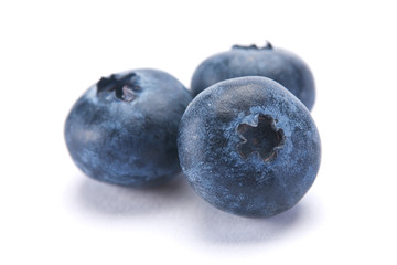 Blueberry berry closeup