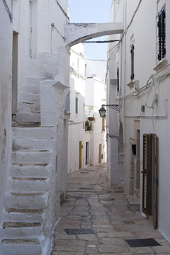 Fototapeta Cisternino (Brindisi, Puglia, Italy) - Old town