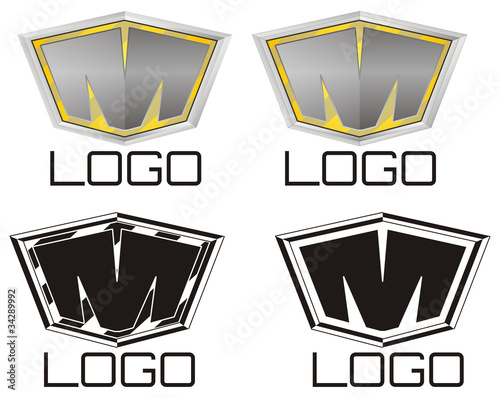 "shield M logo" Stock image and royalty-free vector files on Fotolia