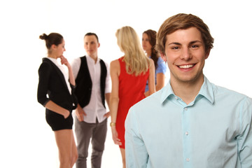 Gruppe von Angestellten