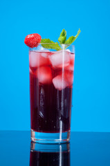 Mojito strawberries  cocktail