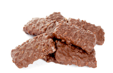 biscuits with chocolate and nuts