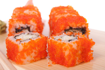 california roll. crab