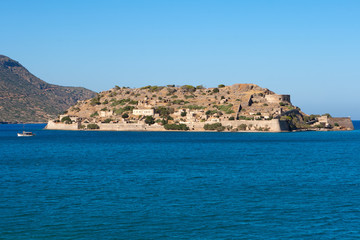 Fototapeta na wymiar Spinalonga wyspa. Kreta, Grecja