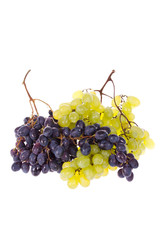 Black and white grapes