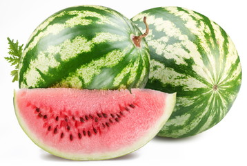 Watermelon with slice