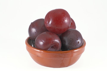 fresh plums