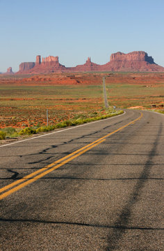 ouest USA route monument valley road