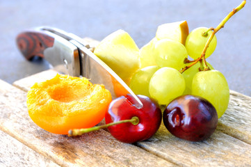 Obst und Vitamine als Mahlzeit