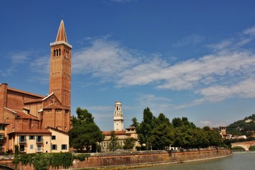 Santa Anastasia church in Verona Italy