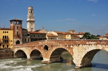 Obraz premium Verona Italy city view