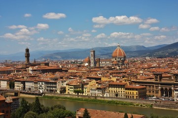 Fototapeta na wymiar Florencia Italy city view