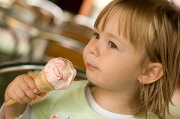 baby with ice cream