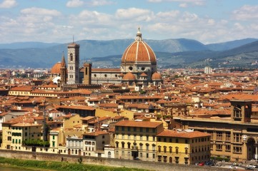 Fototapeta premium Florencia Italy city view