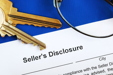 Seller disclosure statement in a real estate transaction