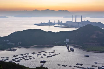 Fotobehang Lamma island, Hong Kong © leungchopan