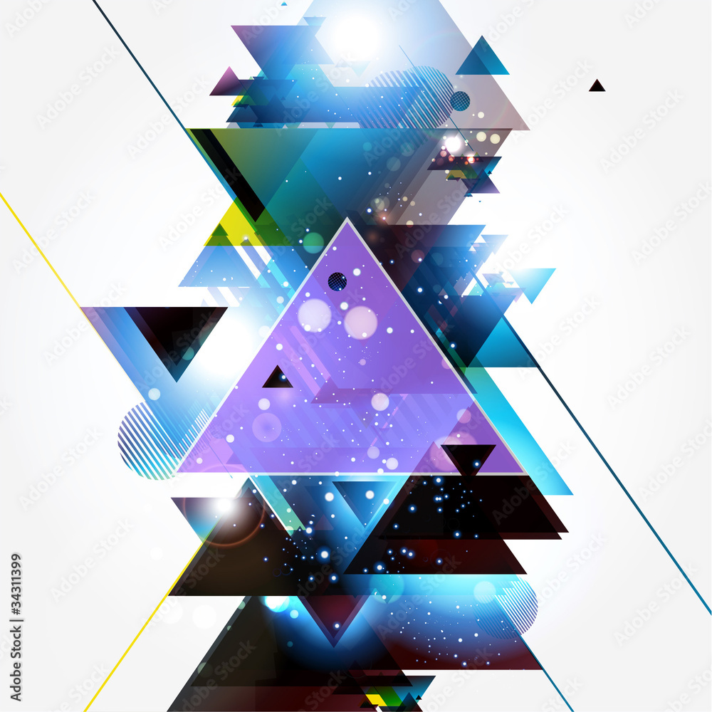 Poster abstract background vector