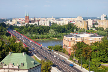 Obraz premium Warsaw Cityscape
