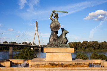 Fototapeta na wymiar Mermaid Statue