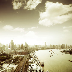 Obraz na płótnie Canvas scene of shanghai