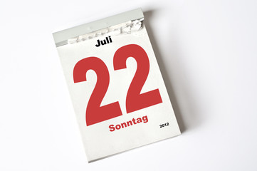 22. Juli 2012