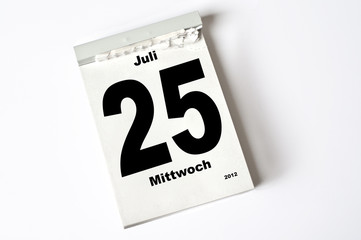 25. Juli 2012