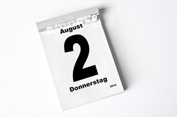 2. August 2012