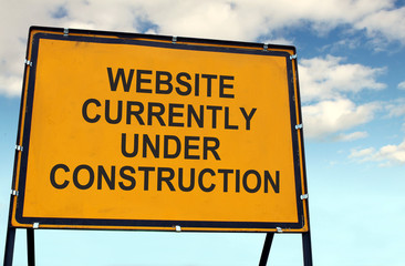 Website Under Construction Sign