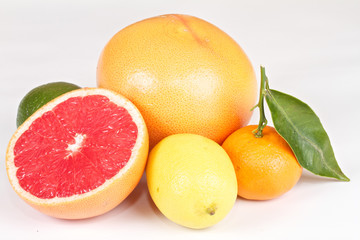 Fresh juicy grapefruits