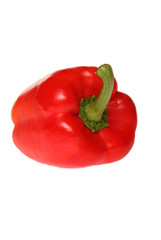 Rote Paprika freigestellt