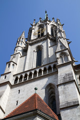 Fototapeta na wymiar Die historische Paulskirche in München, Bayern