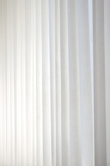 Säule / Vorhang / Textur in weiß