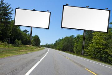 Billboard on Country Road