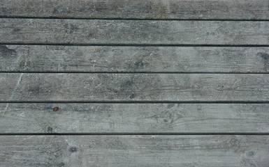Worn boards on a wall or deck