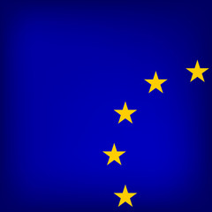 Flag of Europe Union for design as a background or texture.