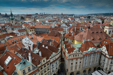 Fototapeta na wymiar Les toit de Prague
