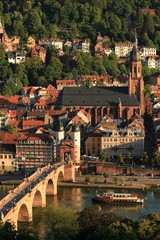 Fototapeta na wymiar Heidelberg am Neckar