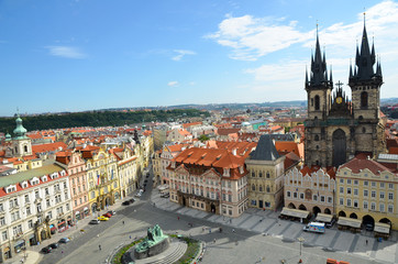 Au centre de Prague