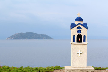 Fototapeta na wymiar orthodox little church shrine