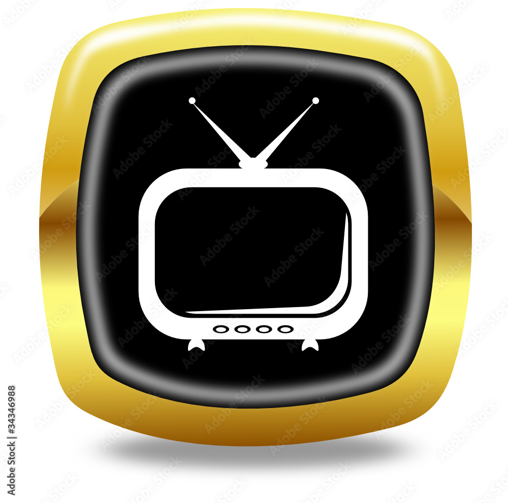 Poster tv glossy icon