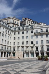 Fototapeta na wymiar Häuserzeile in Lissabon