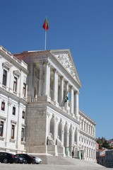 Fototapeta na wymiar Parlament in Lissabon