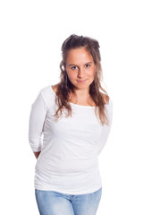 Fototapeta premium Beautiful Young Girl Portrait