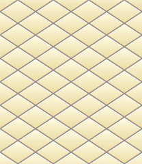 Fototapeta na wymiar Vector pattern of diamonds beige tile