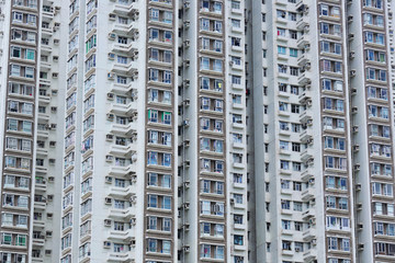 crowded apartment in Hong Kong