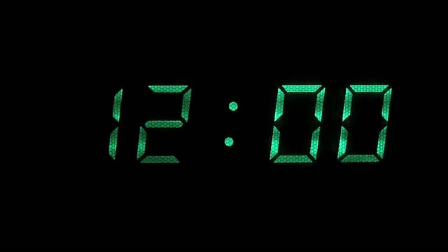 horloge num&eacute;rique temps